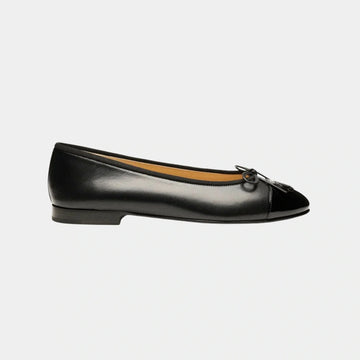 Ballerinas in Lambskin and Varnished Calf