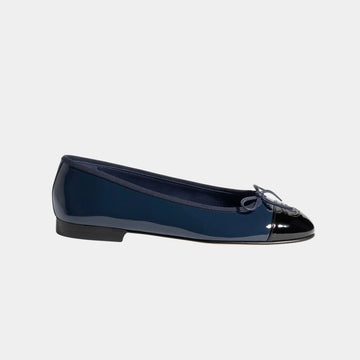 Ballerinas in Varnished Calfskin