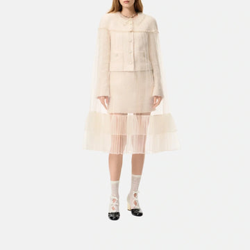 Cape Tulle Embroidered With Strass