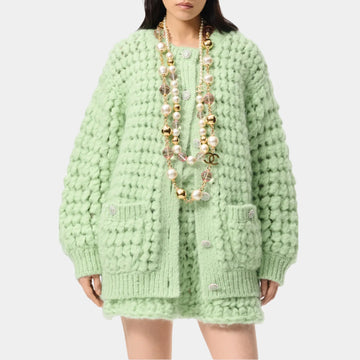Cardigan in Mohair and Wool