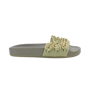 Chanel 'Chain' Slides - Women's 36