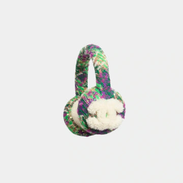 Earmuffs in Tweed & Woolly Lamb
