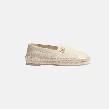 Espadrilles in Cotton and Lambskin