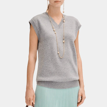 Grey Sweater in Cashmere