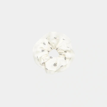 Hair accessory Silk twill Black & White