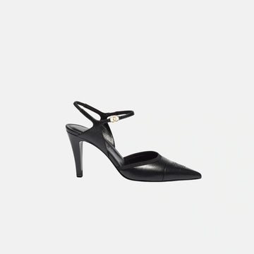 Heel Slingbacks in Iridescent Lambskin