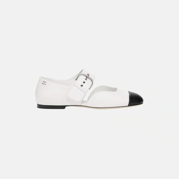 Mary Janes in Shiny Lambskin
