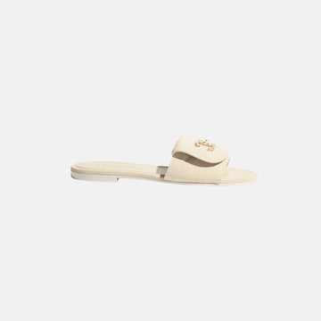 Flat Mules in Cotton