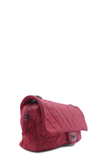 Paris-Bombay Large Shiva Flap Bag Pink