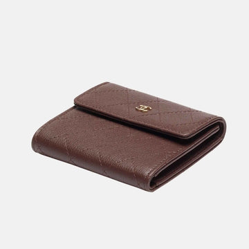 Small Flap Wallet Grained Goatskin