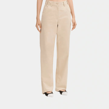 Trousers in Gabardine Beige