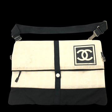 Beige Canvas Chanel Handbag