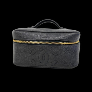 Black Leather Chanel Vanity