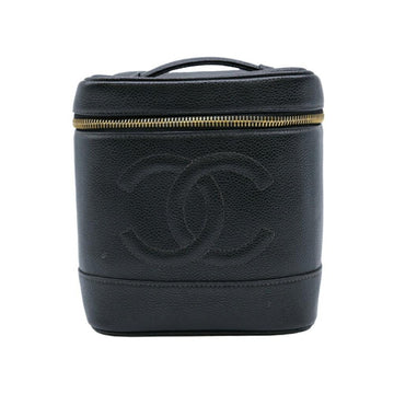 Black Leather Chanel Vanity