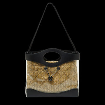 Black Leather Chanel Handbag