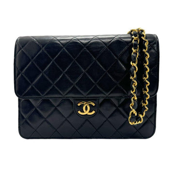 Black Leather Chanel Wallet On Chain