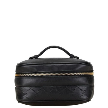 Black Leather Chanel Vanity