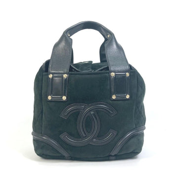 Black Leather Chanel Handbag