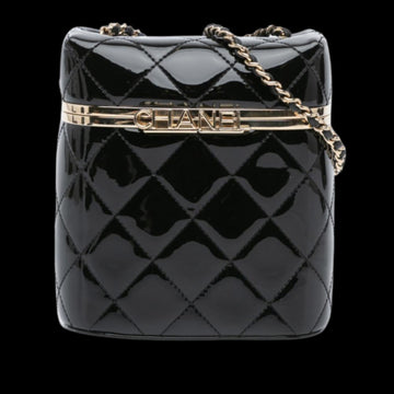 Black Leather Chanel Vanity