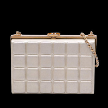 Gold Leather Chanel Chocolate Bar