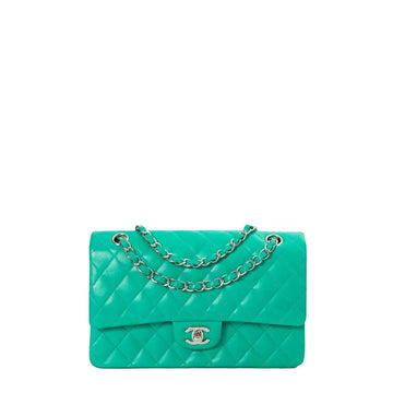 Green Leather Chanel Timeless