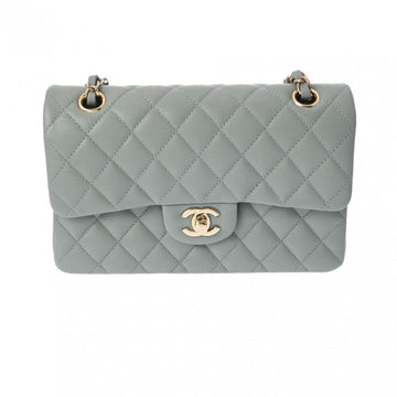 Green Leather Chanel Flap Bag