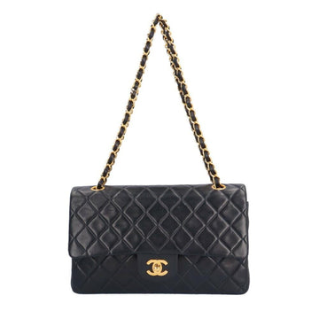 Navy Leather Chanel Flap Bag