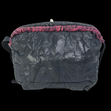 Navy Nylon Chanel Shoulder Bag
