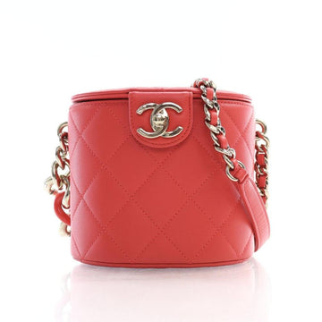 Orange Leather Chanel Vanity