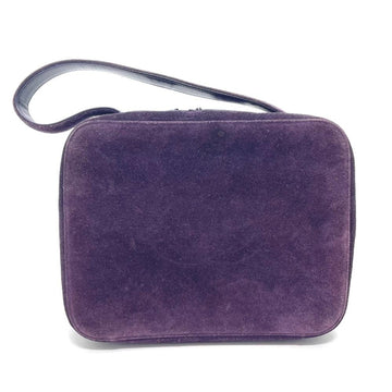 Purple Leather Chanel Handbag