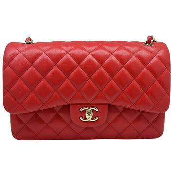 Red Leather Chanel Timeless