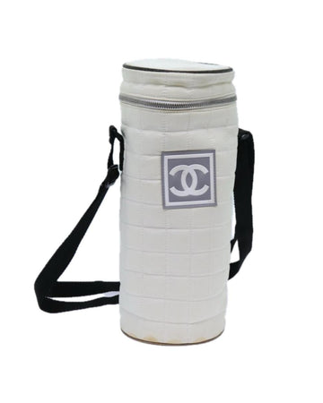 White Nylon Chanel Shoulder Bag