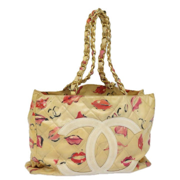 White Vinyl Chanel Tote