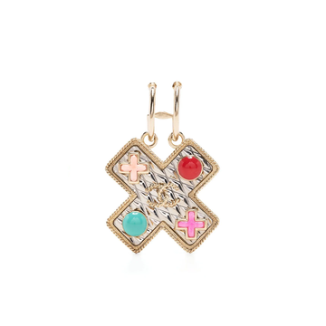 Cross Mono-clip Logo Clip-on Earrings
