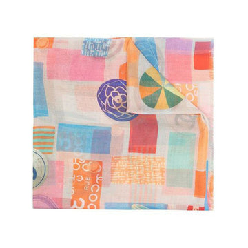 Multicolour Cashmere/Silk Scarf