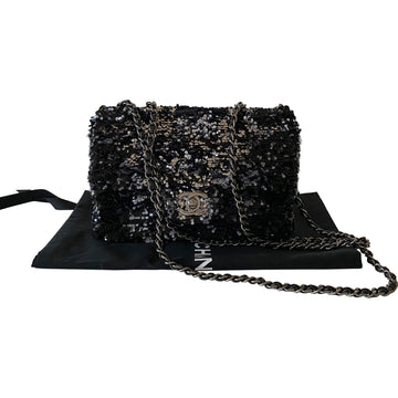 Chanel 2019 Classic Sequin Flap Bag