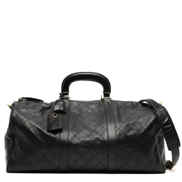 Diamond Quilted Boston Travel Bag 60