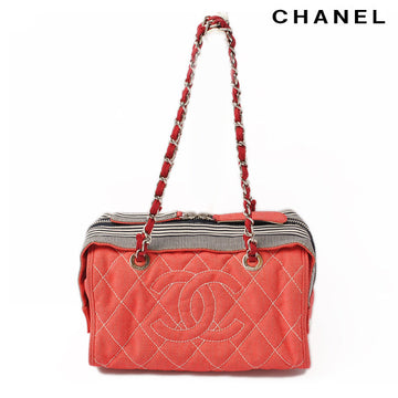 Top Quality Chanel Leather/denim Shoulder Bag A47955