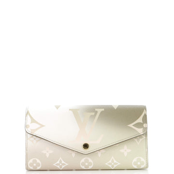 Sarah Wallet NM Spring in the City Monogram Giant Canvas