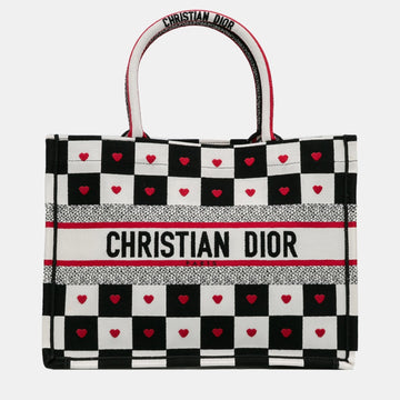 Black/White Medium Dioramour D-Chess Book Tote