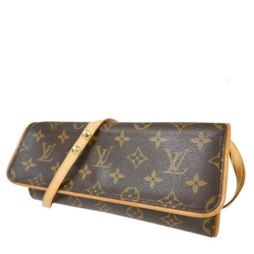 Louis Vuitton Pochette Twin Gm  Canvas Shoulder Bag