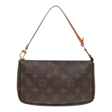 Louis Vuitton Pochette Accessoire  Canvas Clutch Bag