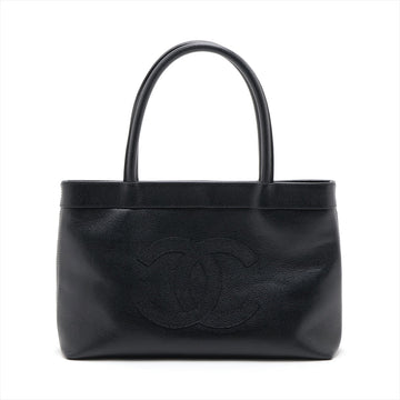 Top Quality Chanel Coco Leather S Handbag Black Gold  9th