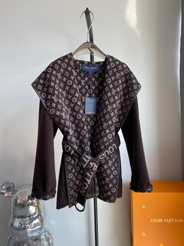 Luxury Louis Vuitton  Wrap Coat 032