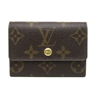 Louis Vuitton Porte Monnaie Plat  Canvas Wallet