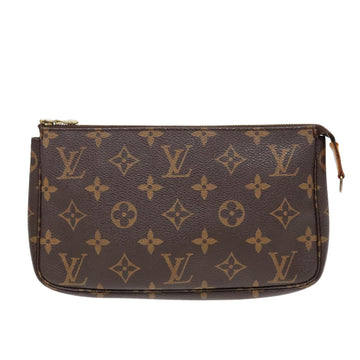 Louis Vuitton Pochette Accessoire  Canvas Clutch Bag