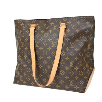 Louis Vuitton Cabas Mezzo  Canvas Shoulder Bag