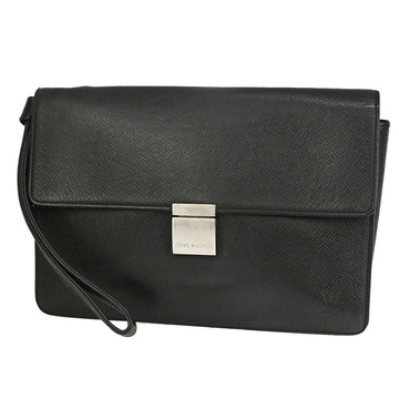 Louis Vuitton Selenga  Leather Clutch Bag