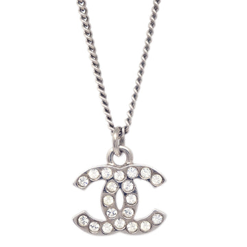 Top Quality Chanel 2011 Crystal & Silver CC Necklace