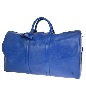 Louis Vuitton Keepall 50  Leather Handbag